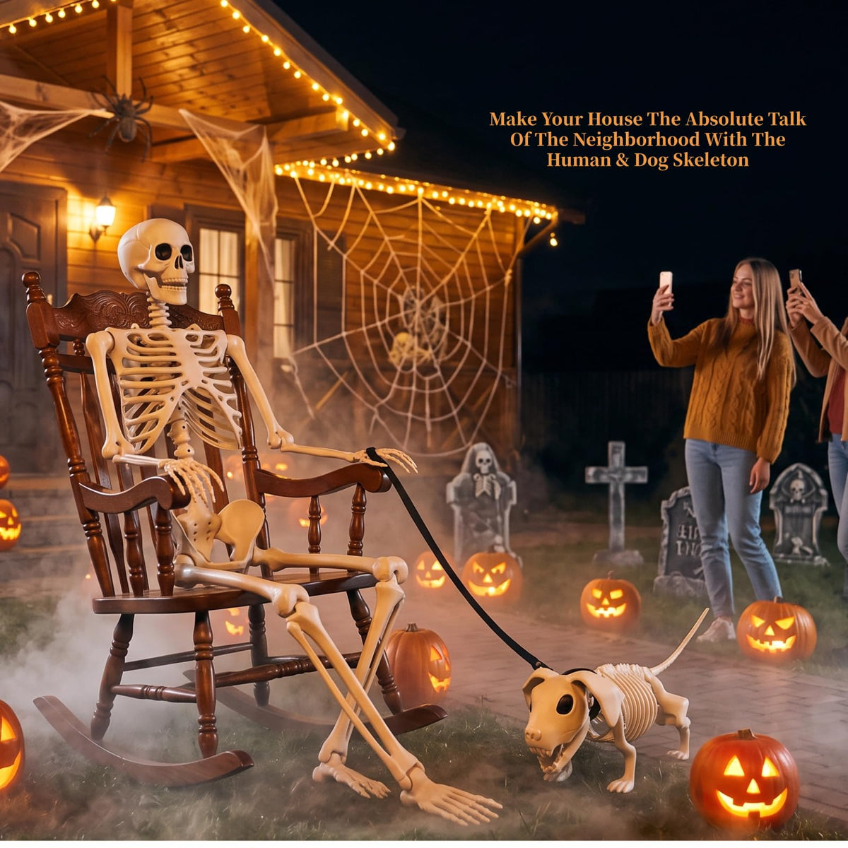5.4FT Posable Skeleton P9099