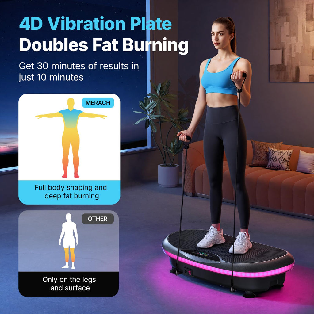 4D Vibration Plate Exercise Machine Q9922