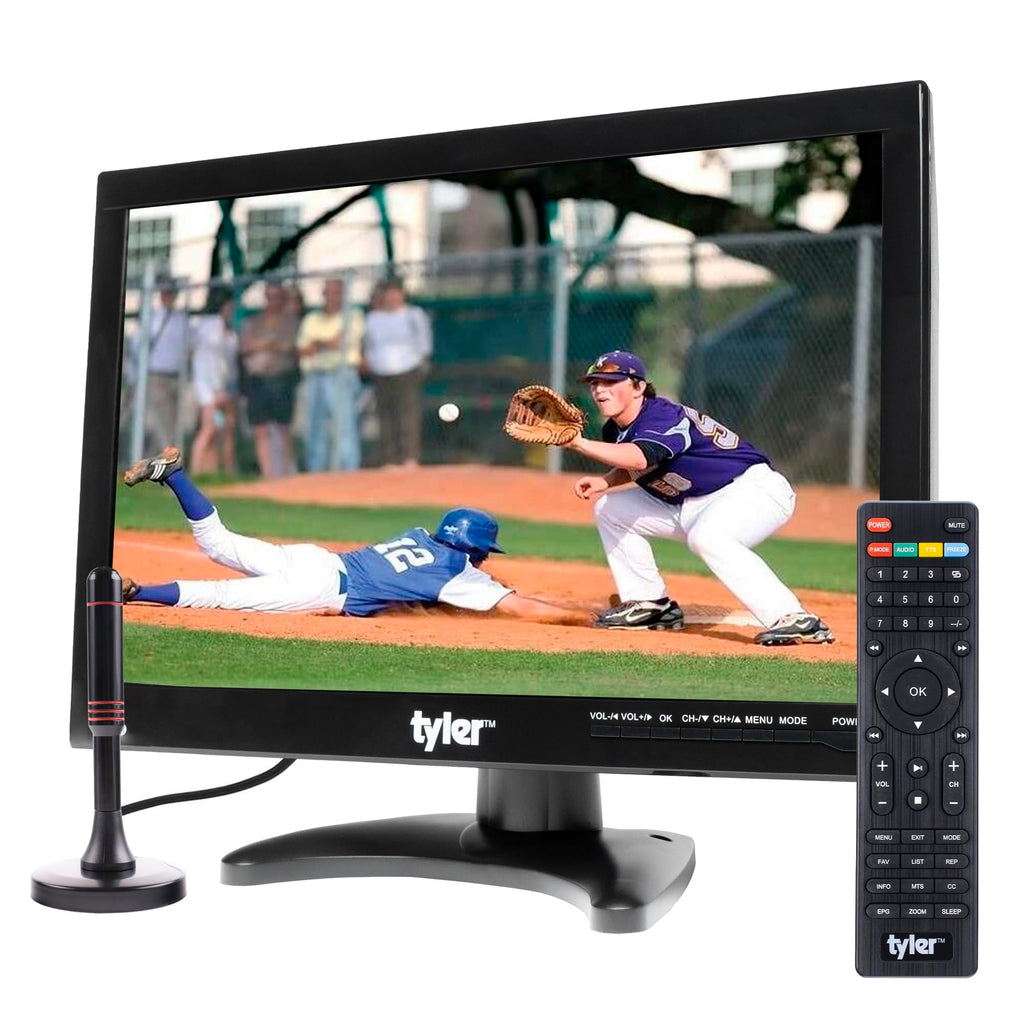 14” Portable LCD TV Monitor 1080P Rechargeable Battery Operated with Remote Control X75232