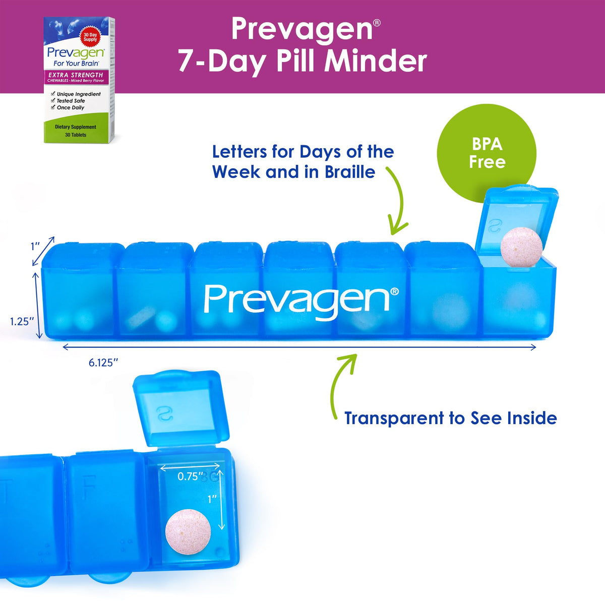 Mixed Berry Chews 7-Day Pill Minder Y7909