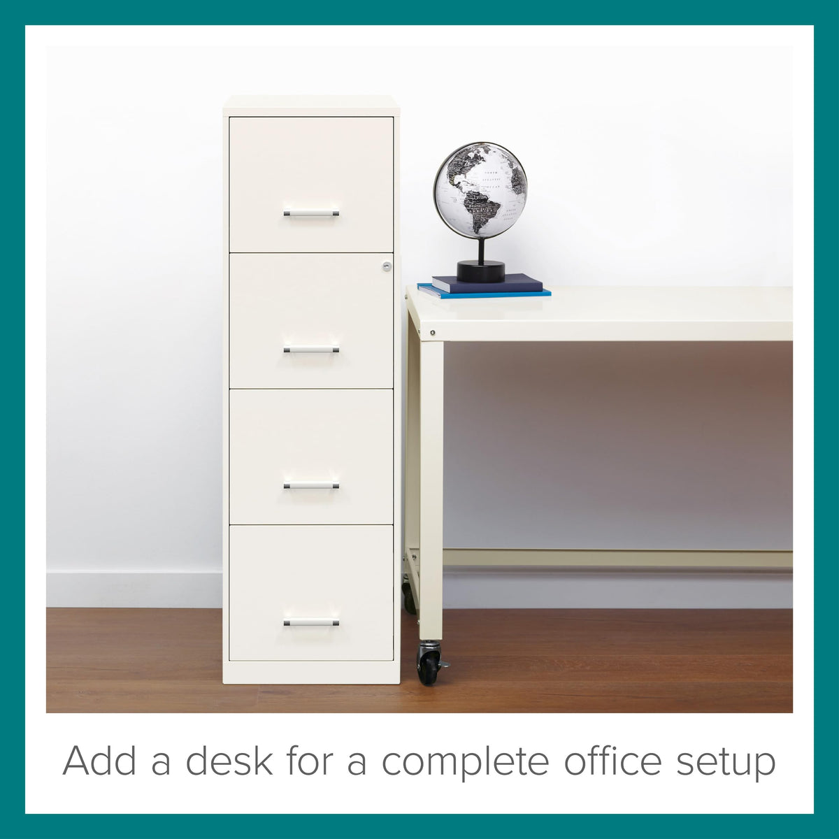 4 Drawer Vertical Steel File Cabinet T493460