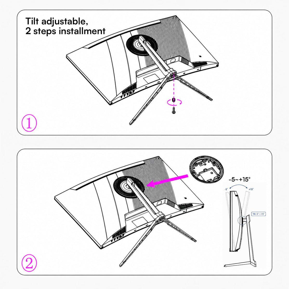 27 Inch 240Hz Curved Gaming Monitor 2K QHD L6780