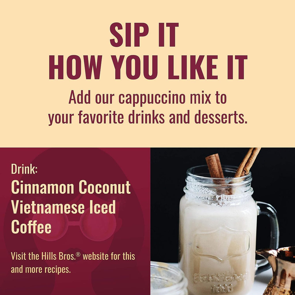 Salted Caramel Instant Cappuccino 14 oz Pack of 6 O5721
