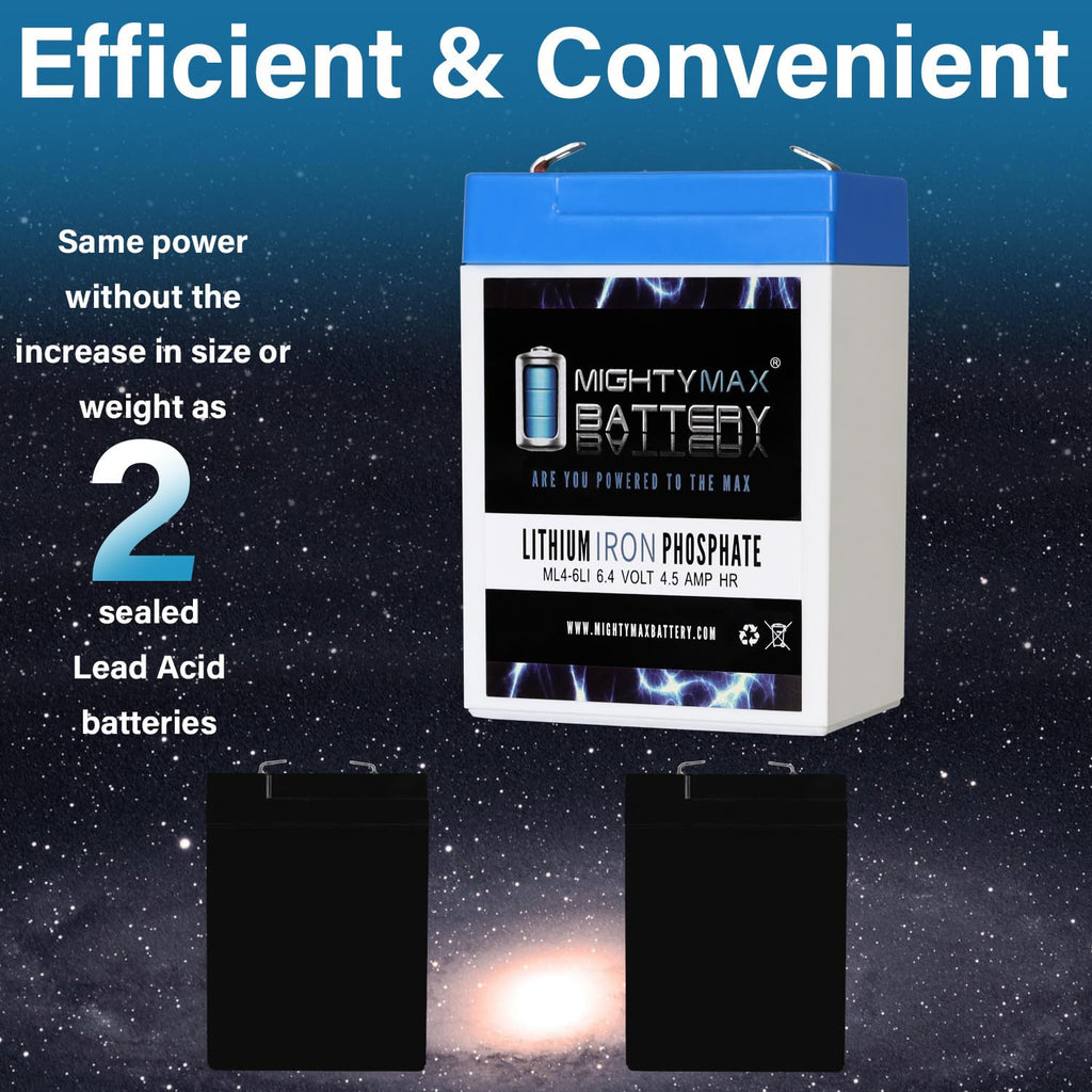 6V 4.5AH Lithium Replacement Battery O290131