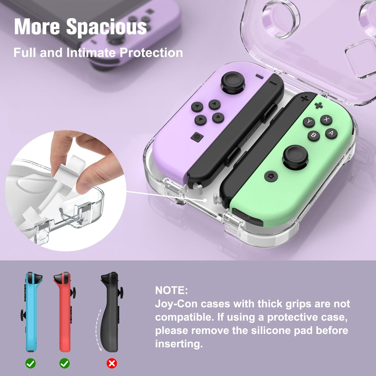 Clear Storage Case for Nintendo Switch K97910