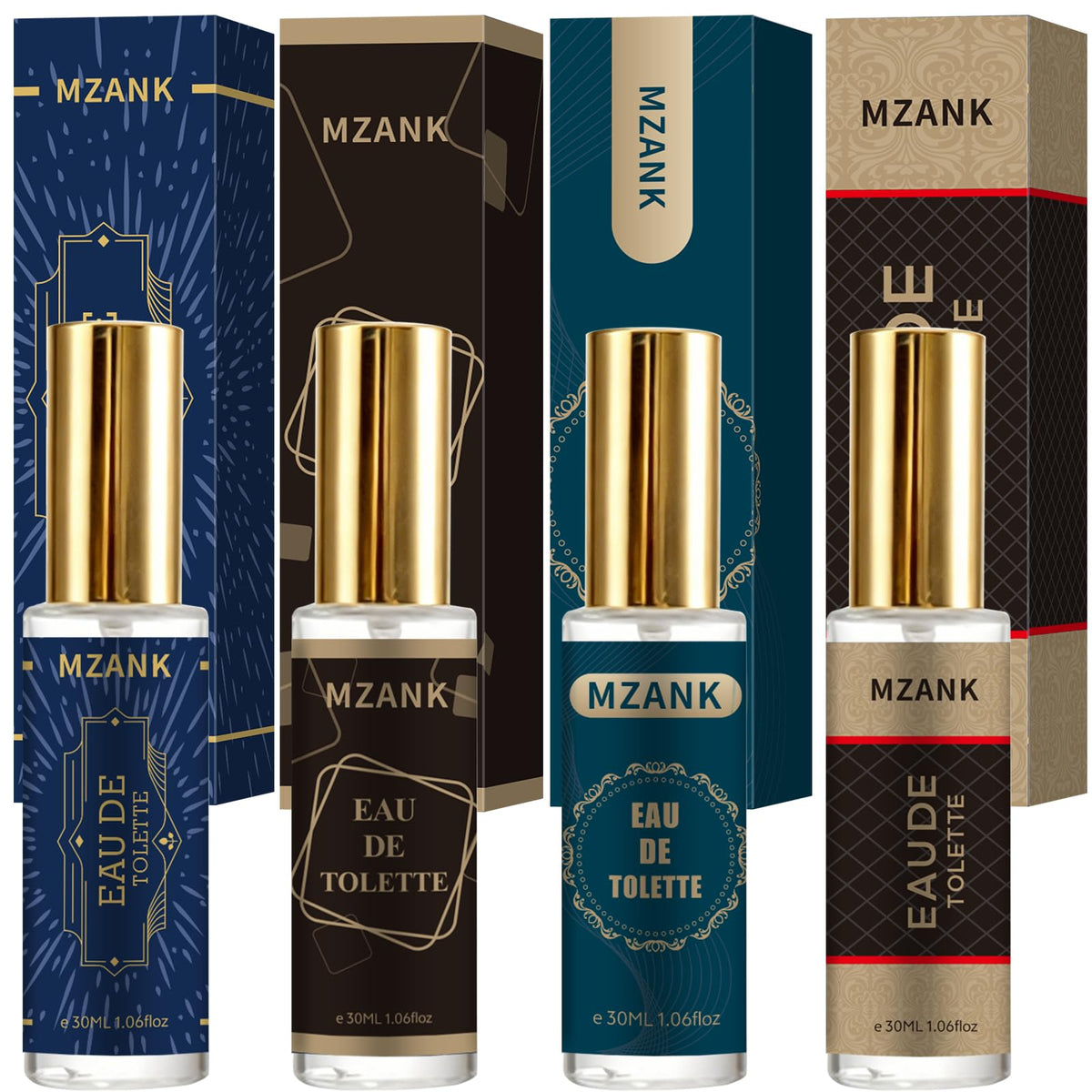 4 Pack 30ml Eau de Toilette Cologne S3430