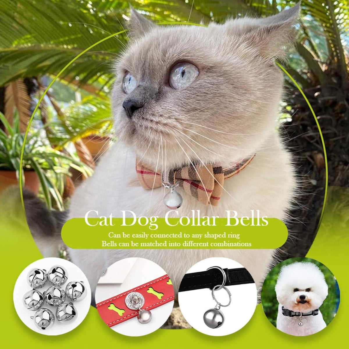 3 Pack Stainless Steel Pet Bells P698