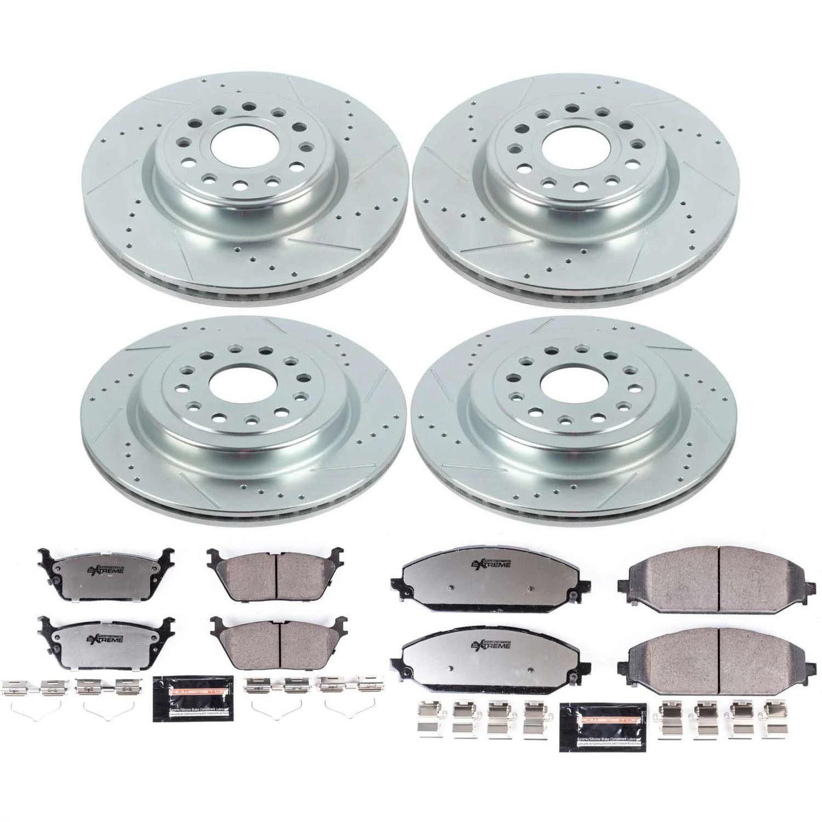 Front & Rear Brake Pad & Rotor Kit A307983