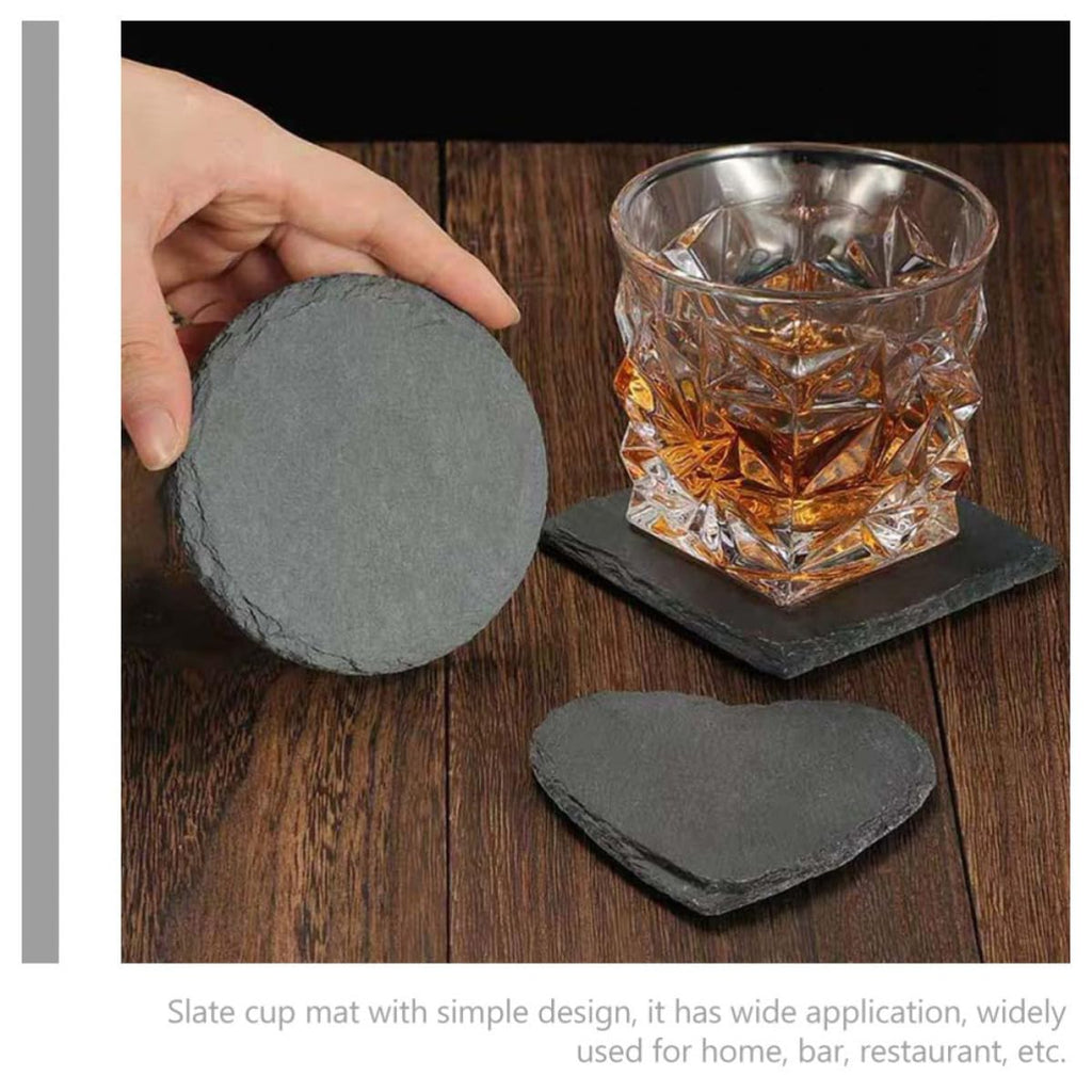 12pcs Natural Stone Cup Coasters M903
