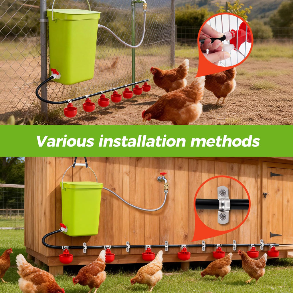 Automatic Chicken Waterer Set I2652