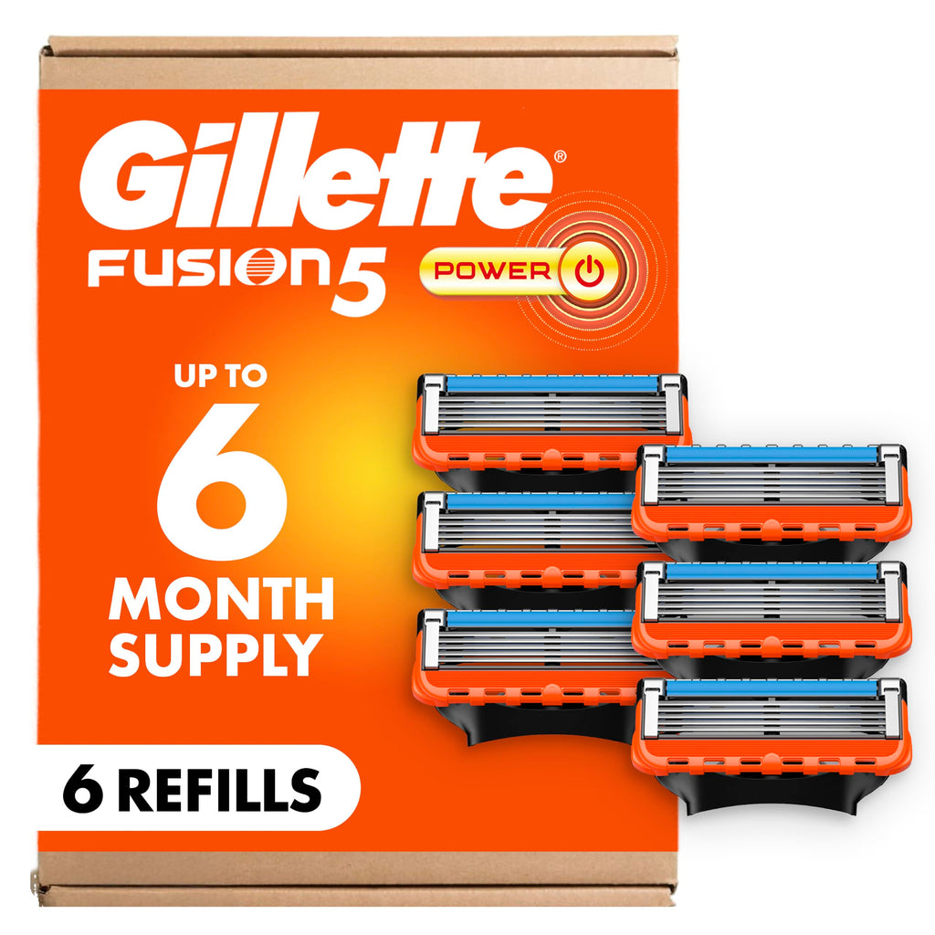 5-Blade Razor Refills with Precision Trimmer, 6 Count V4560