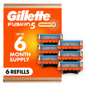 5-Blade Razor Refills with Precision Trimmer, 6 Count V4560
