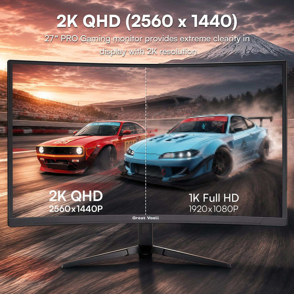 27 Inch 240Hz Curved Gaming Monitor 2K QHD L6780