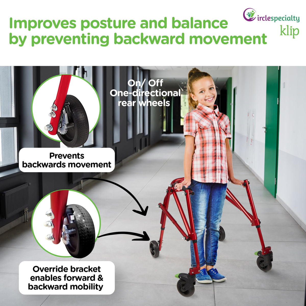 Posterior Rollator Walker 4 Wheel E522874