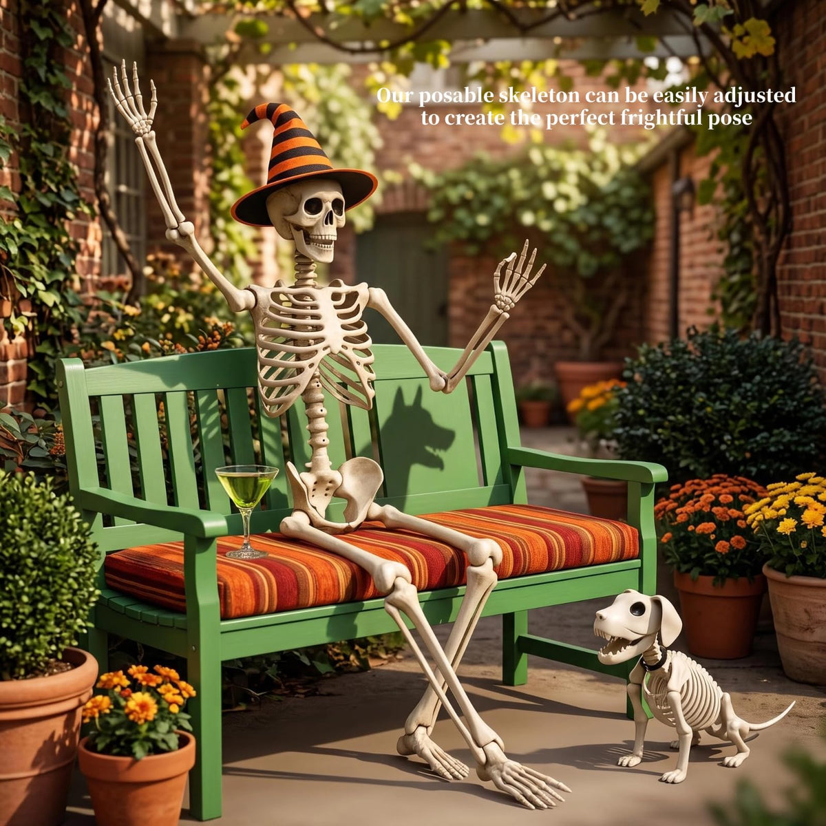 5.4FT Posable Skeleton P9099