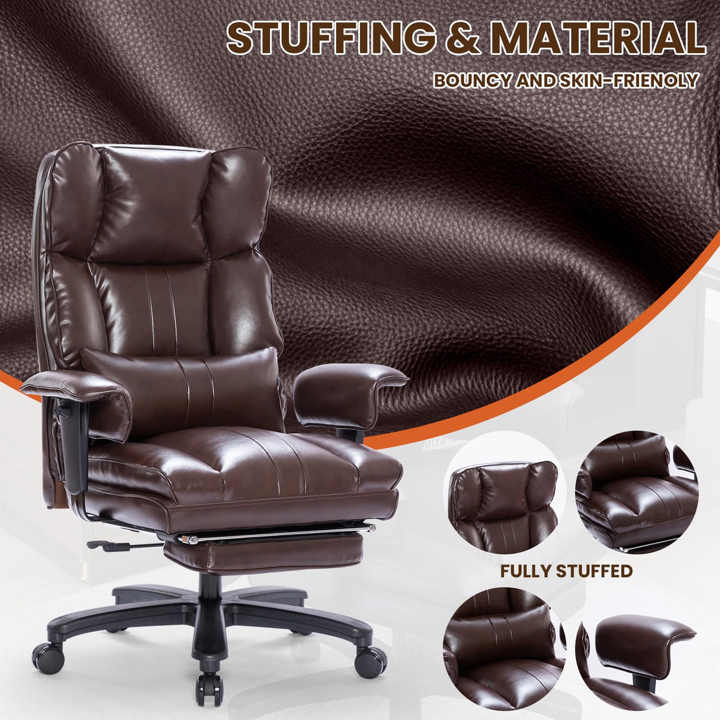 Big and Tall Office Chair with Foot Rest K496326