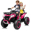 24V Kids ATV Four Wheeler with EVA Tires, 2 Seater, 800W Motors, Remote Control, Pink V47291