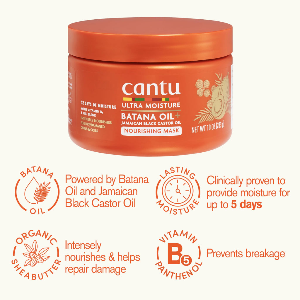 Moisture Nourishing Mask with Batana Oil + Jamaican Black Castor Oil, 10 Ounce (Pack of 12) J334304