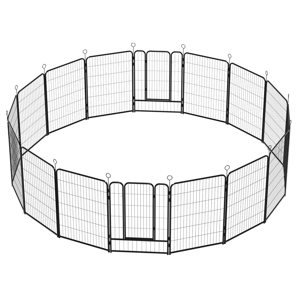 Heavy-Duty Iron Exercise-Pen System Portable Yard Camping Kennel Alternative U16870