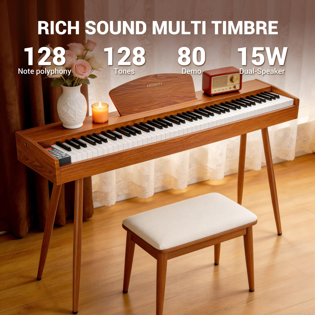 88 Key Weighted Digital Piano H987