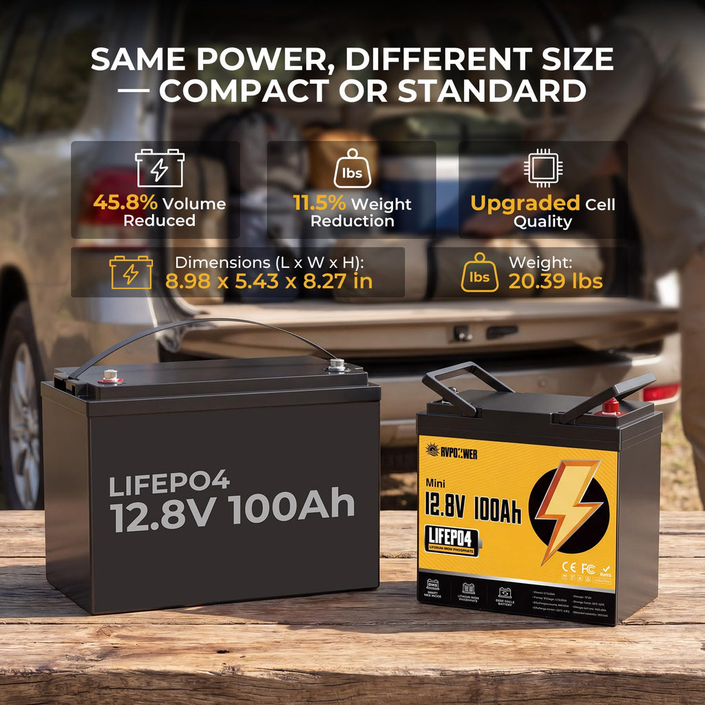 12V 100Ah LiFePO4 Battery Group 24 B479740