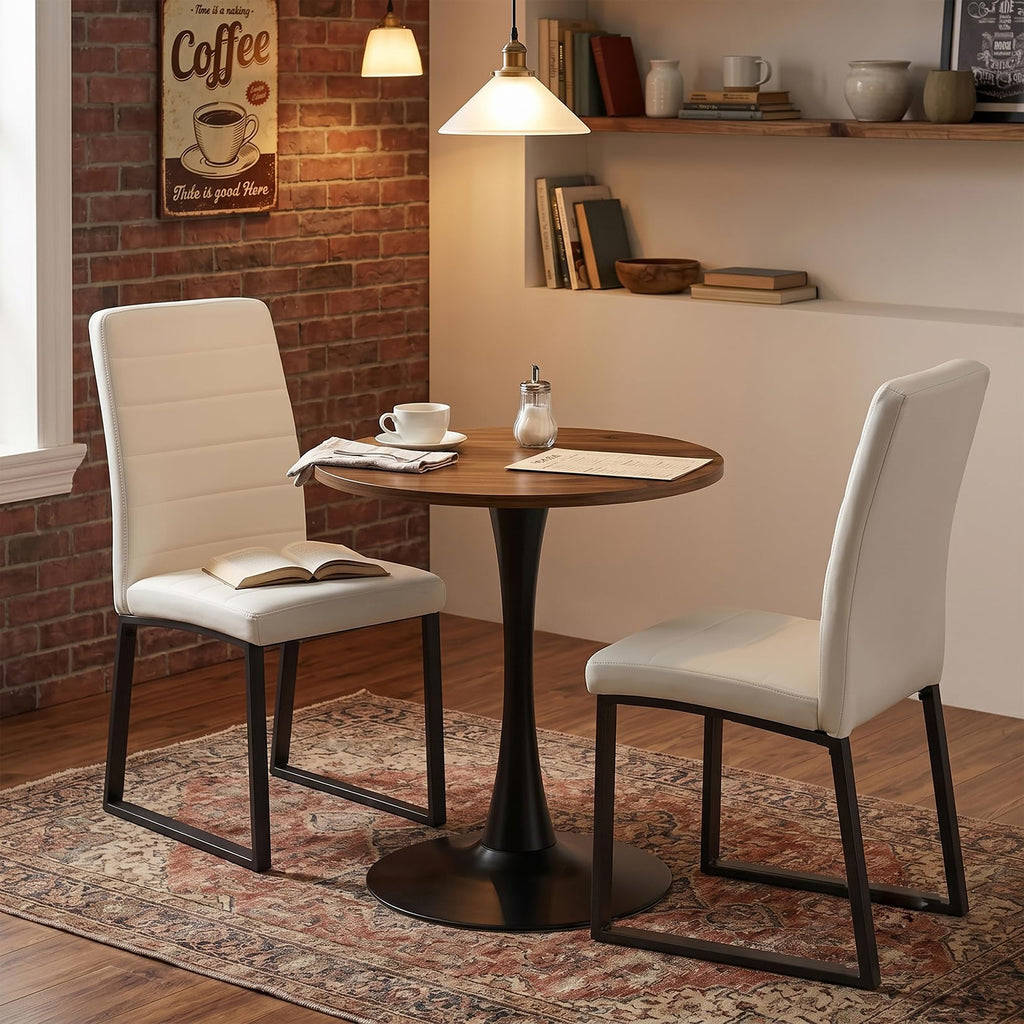 3-Piece Round Dining Table Set with 2 Chairs Z9318