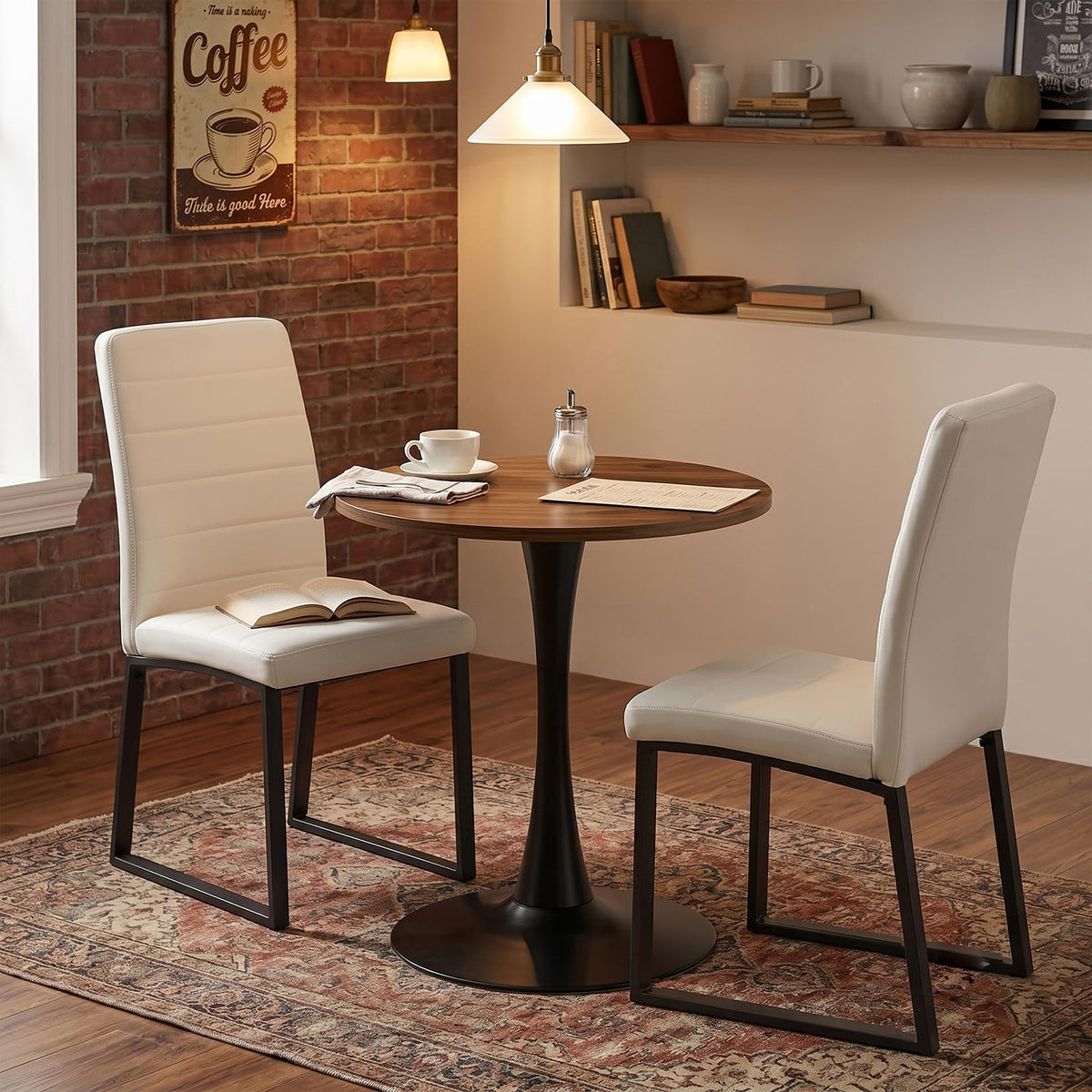 3-Piece Round Dining Table Set with 2 Chairs Z9318