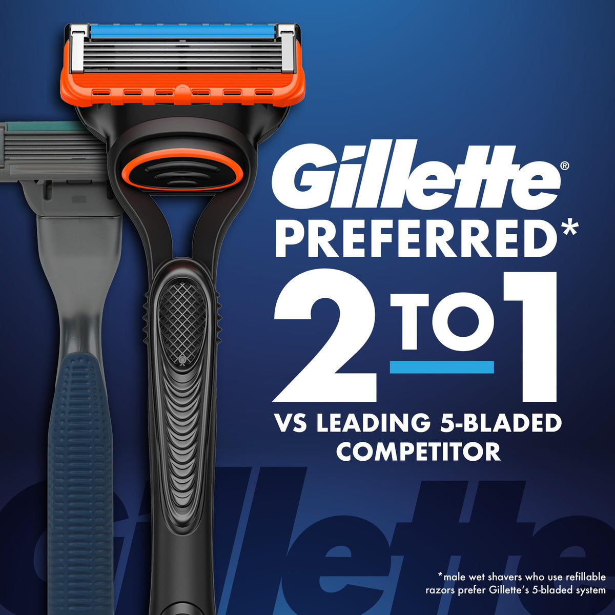 5-Blade Razor Refills with Precision Trimmer, 6 Count V4560