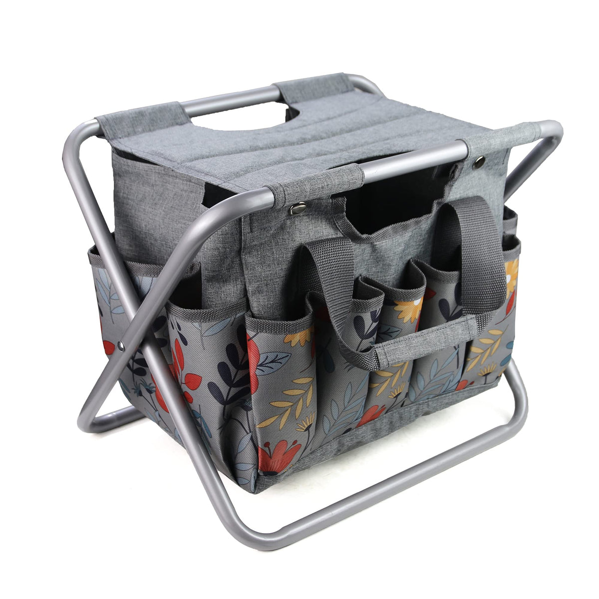 Folding Gardening Stool with Storage Tote Bag Q543664