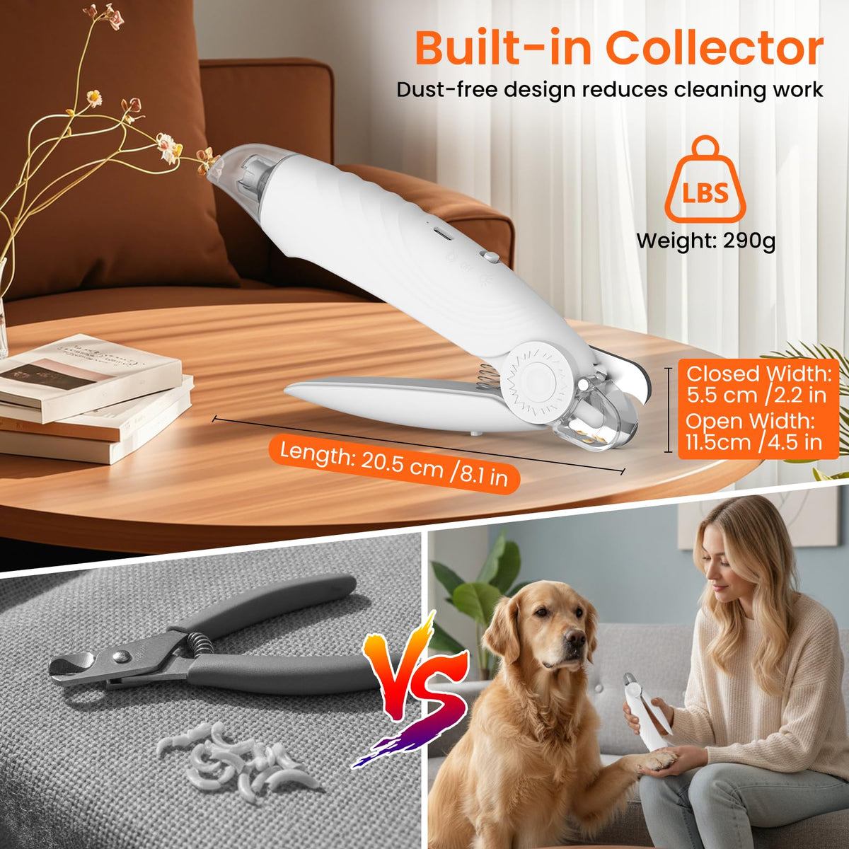 2-in-1 Dog & Cat Nail Clippers and Grinder C21473