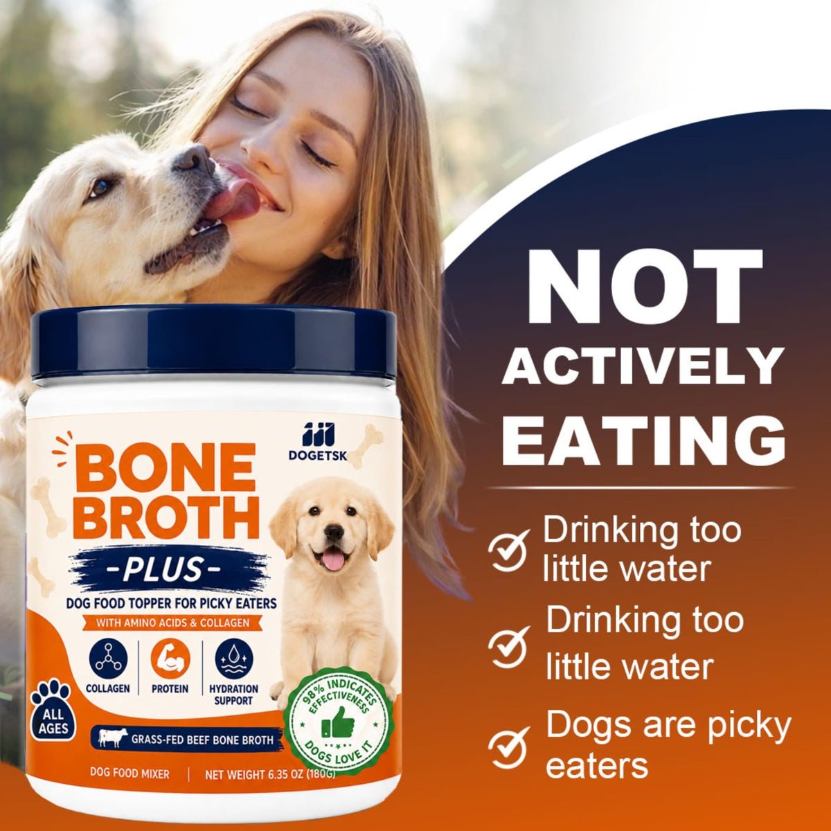 Doggy Nutritious Beef Bone Soup Supplement B36290