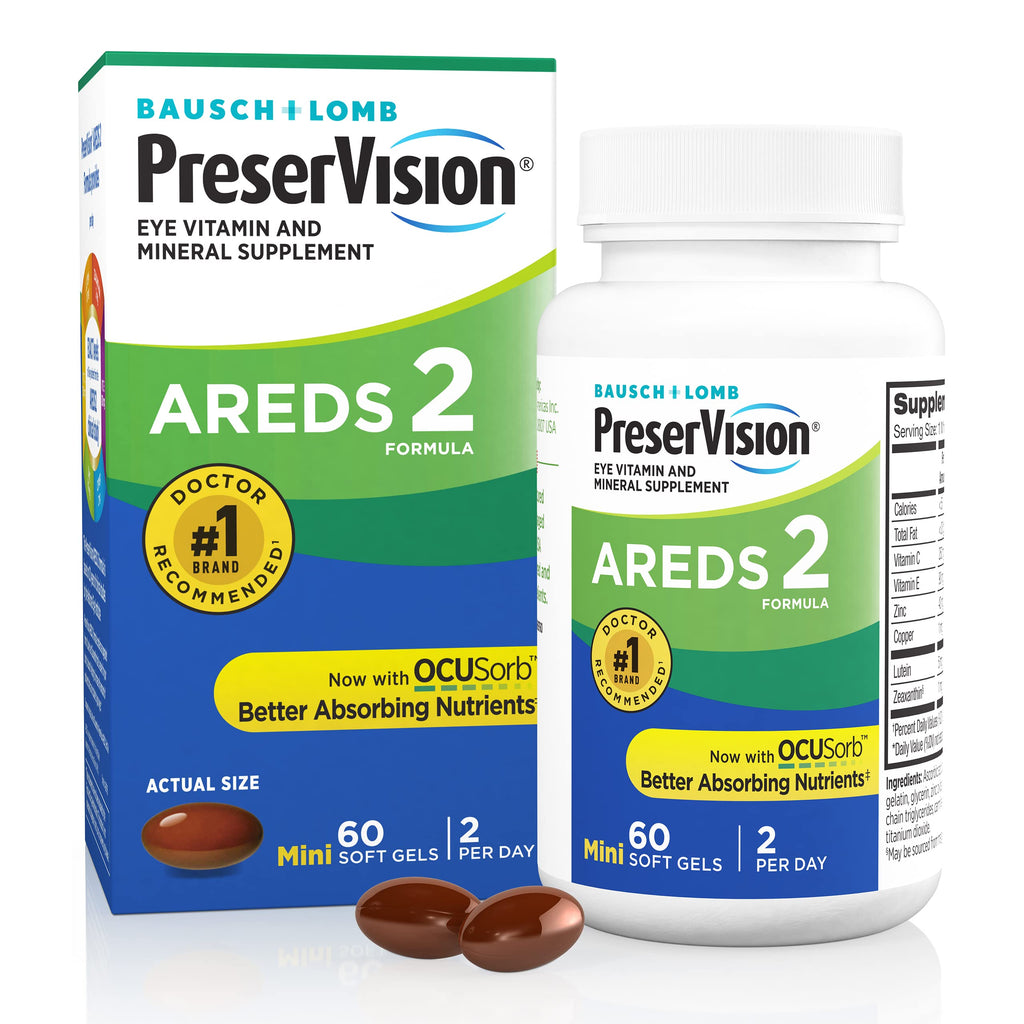Lutein & Zeaxanthin Eye Vitamins 60 Softgel J625