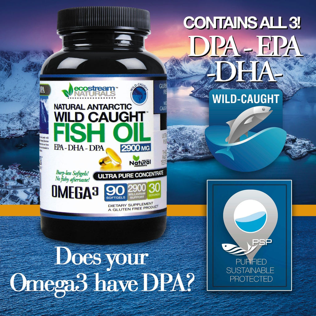 Wild Caught Omega 3 Fish Oil 2,900 MG E96567