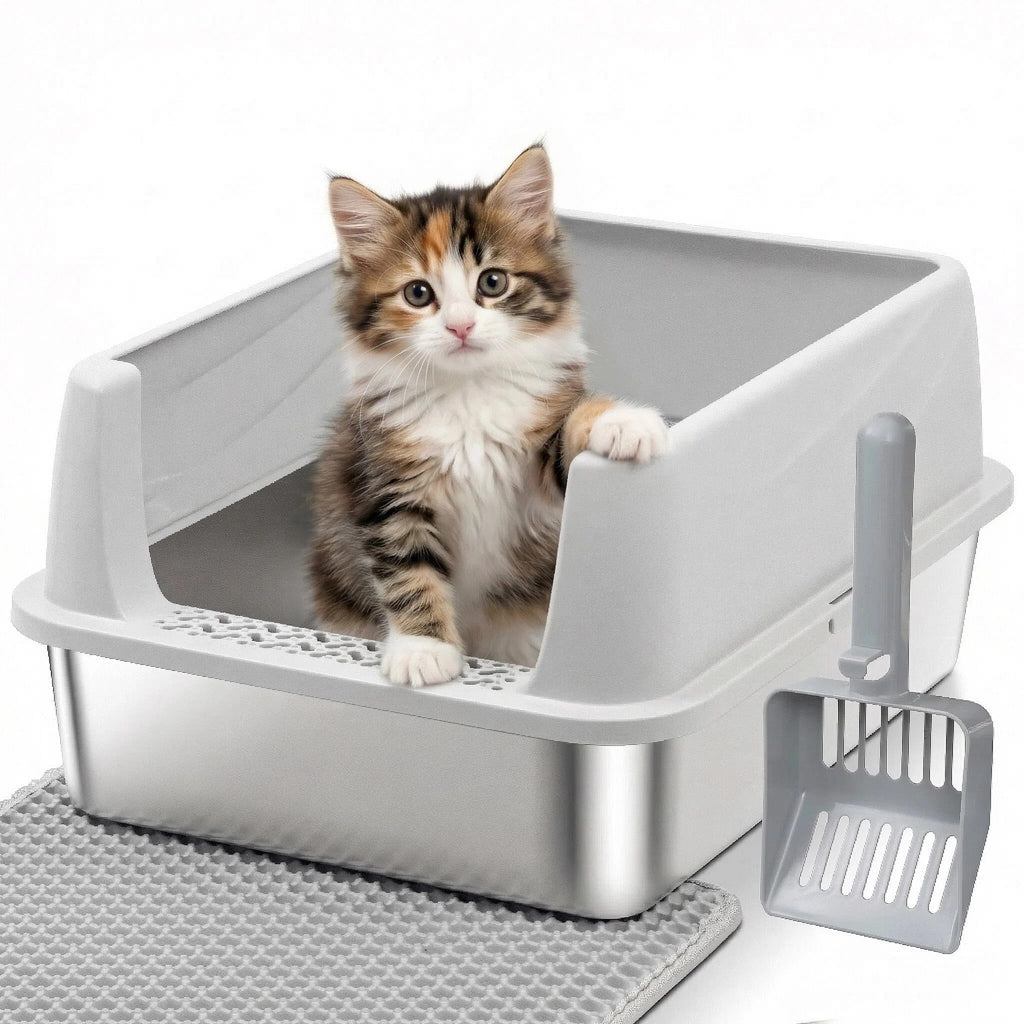 Stainless Steel Cat Litter Box O9860