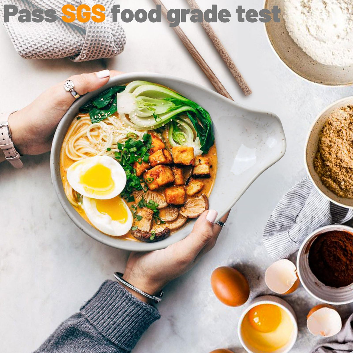 42oz Ceramic Ramen Bowl Set of 4 R971887