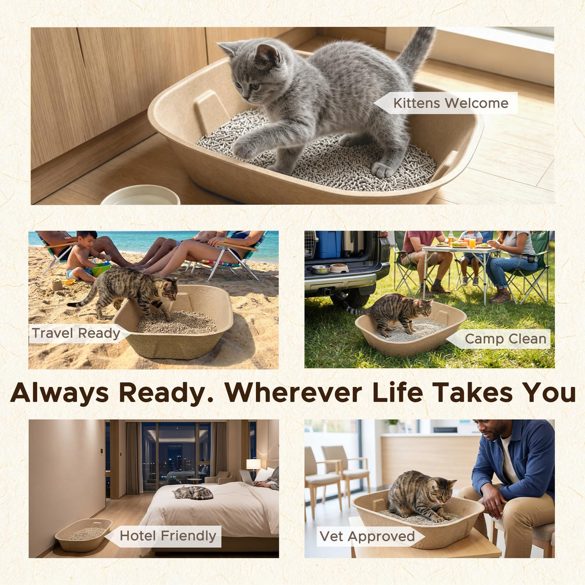 Disposable Litter Box for Kittens Q126586
