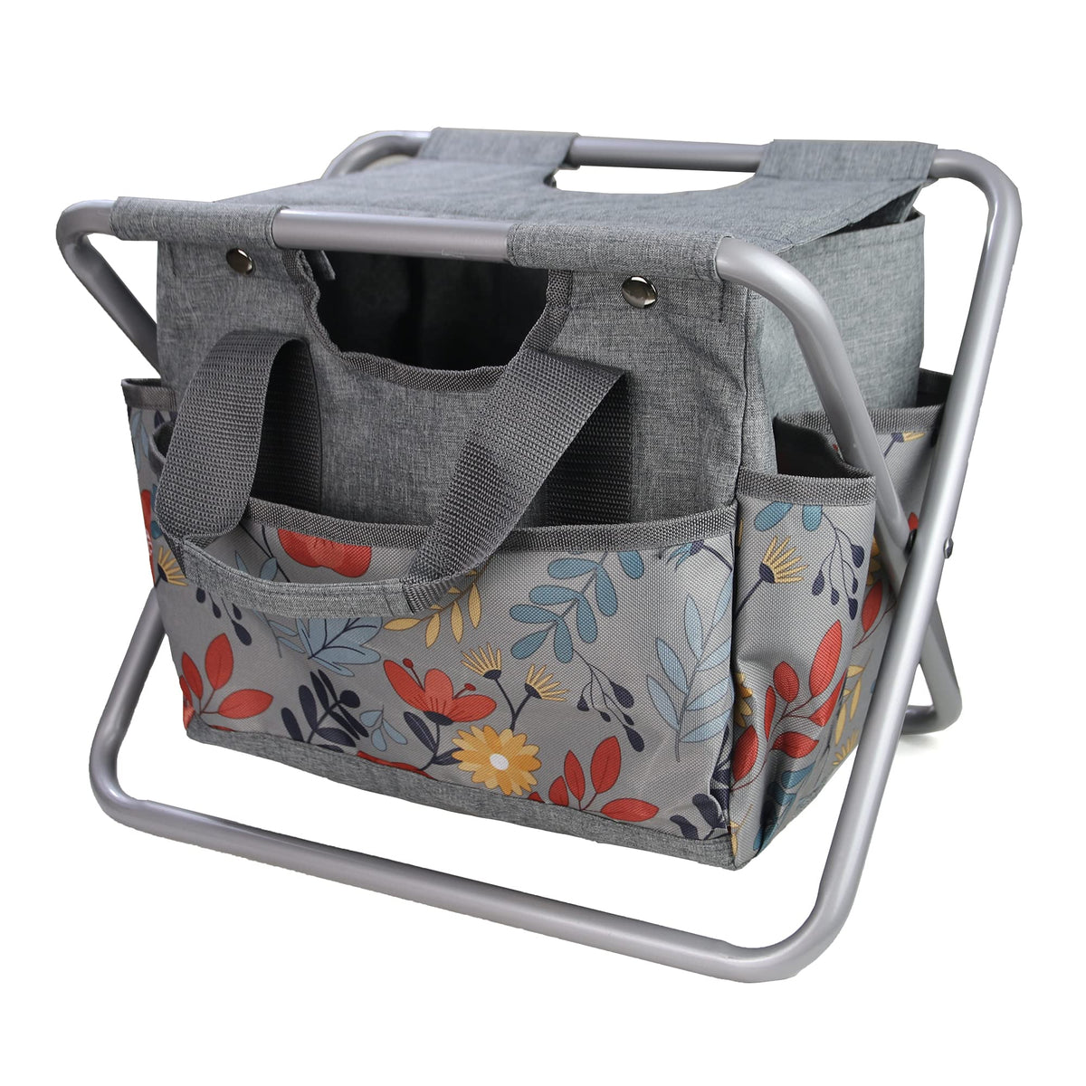 Folding Gardening Stool with Storage Tote Bag Q543664
