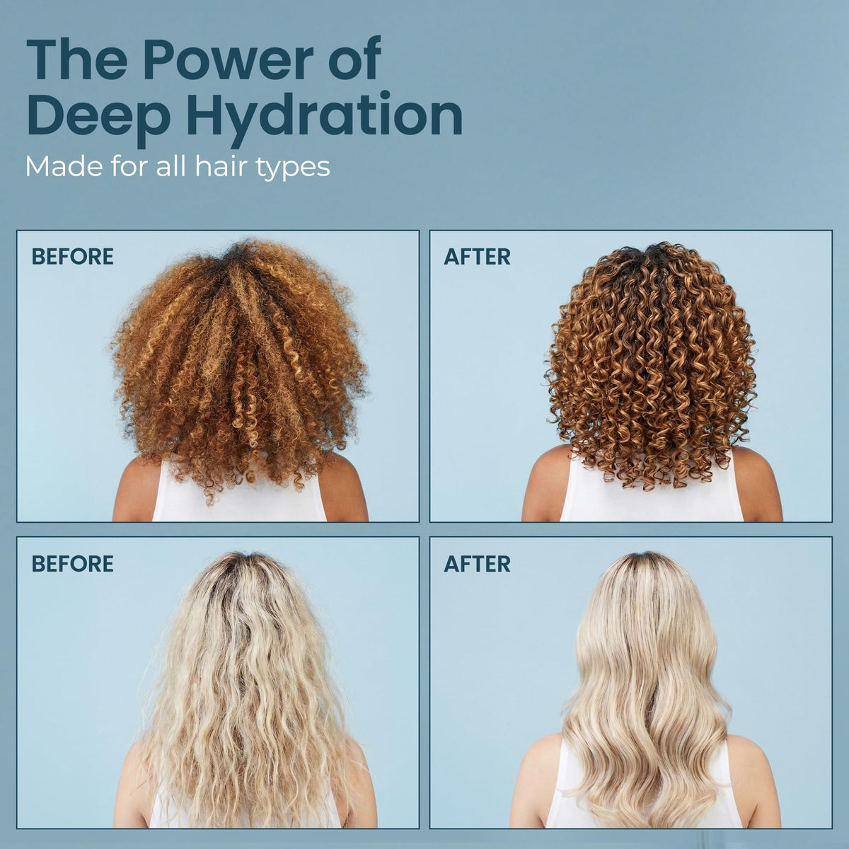 Shampoo and Conditioner Set with Hyaluronic Acid, Argan Oil & Shea Butter G131