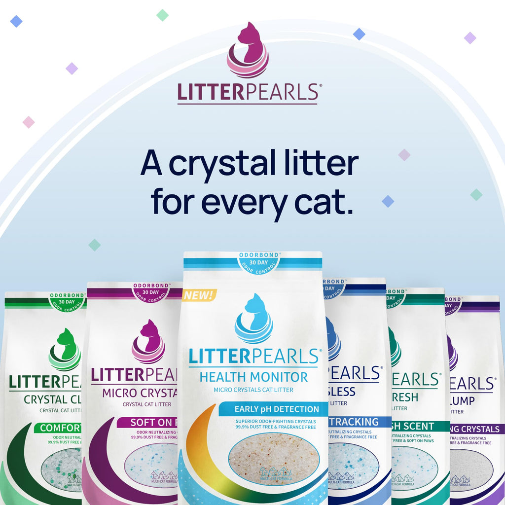 Unscented Non-Clumping Crystal Cat Litter, 7 lb S9010