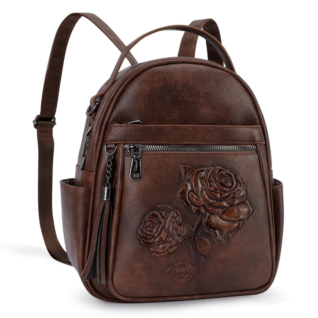 Vegan Leather Mini Backpack Purse G141