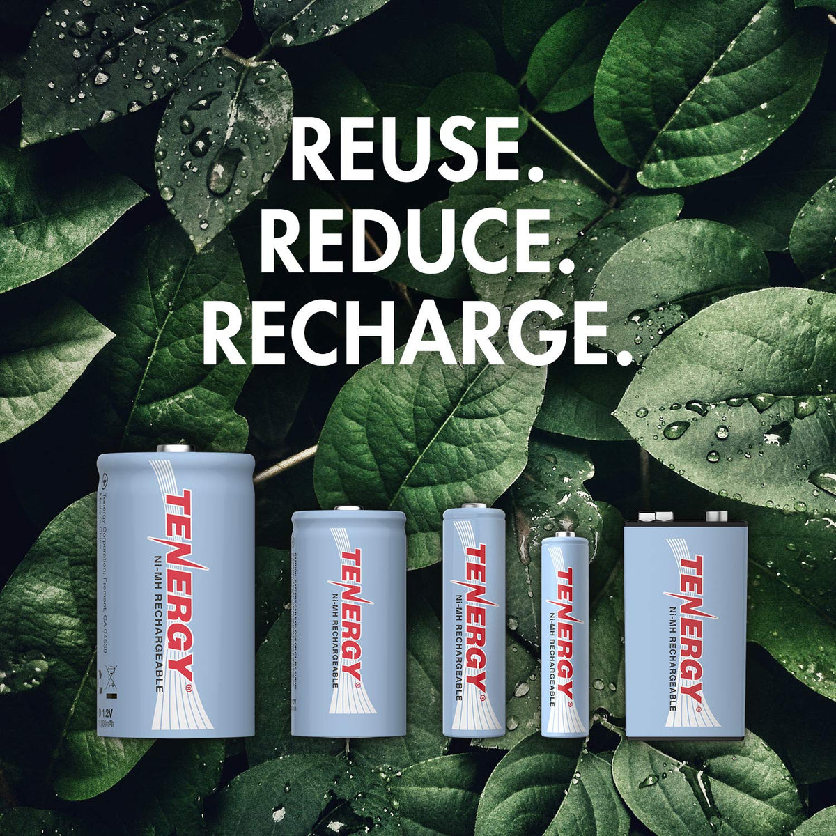 AA AAA C D 9V NiMH Rechargeable Batteries 68 Pack L71684