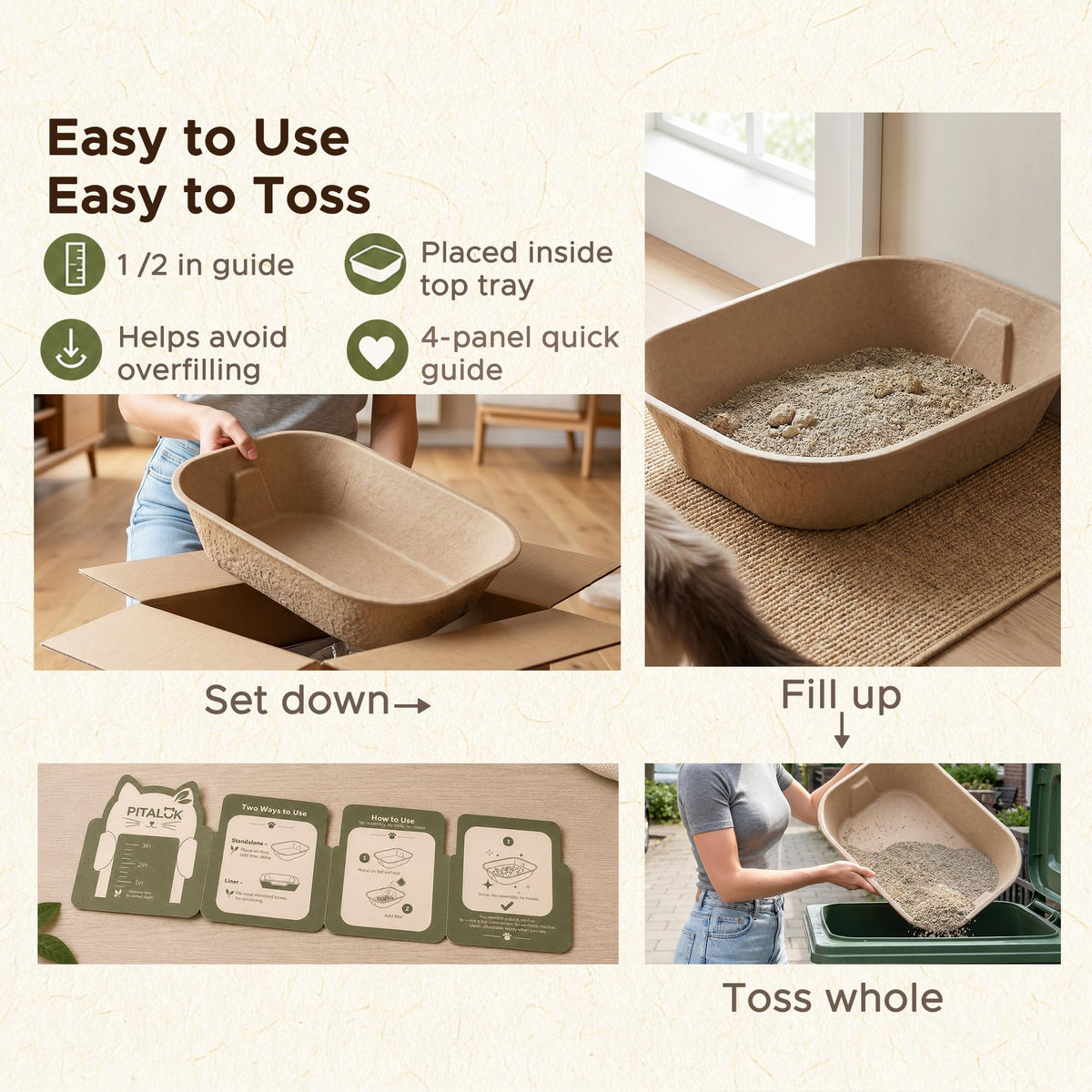 Disposable Litter Box for Kittens Q126586
