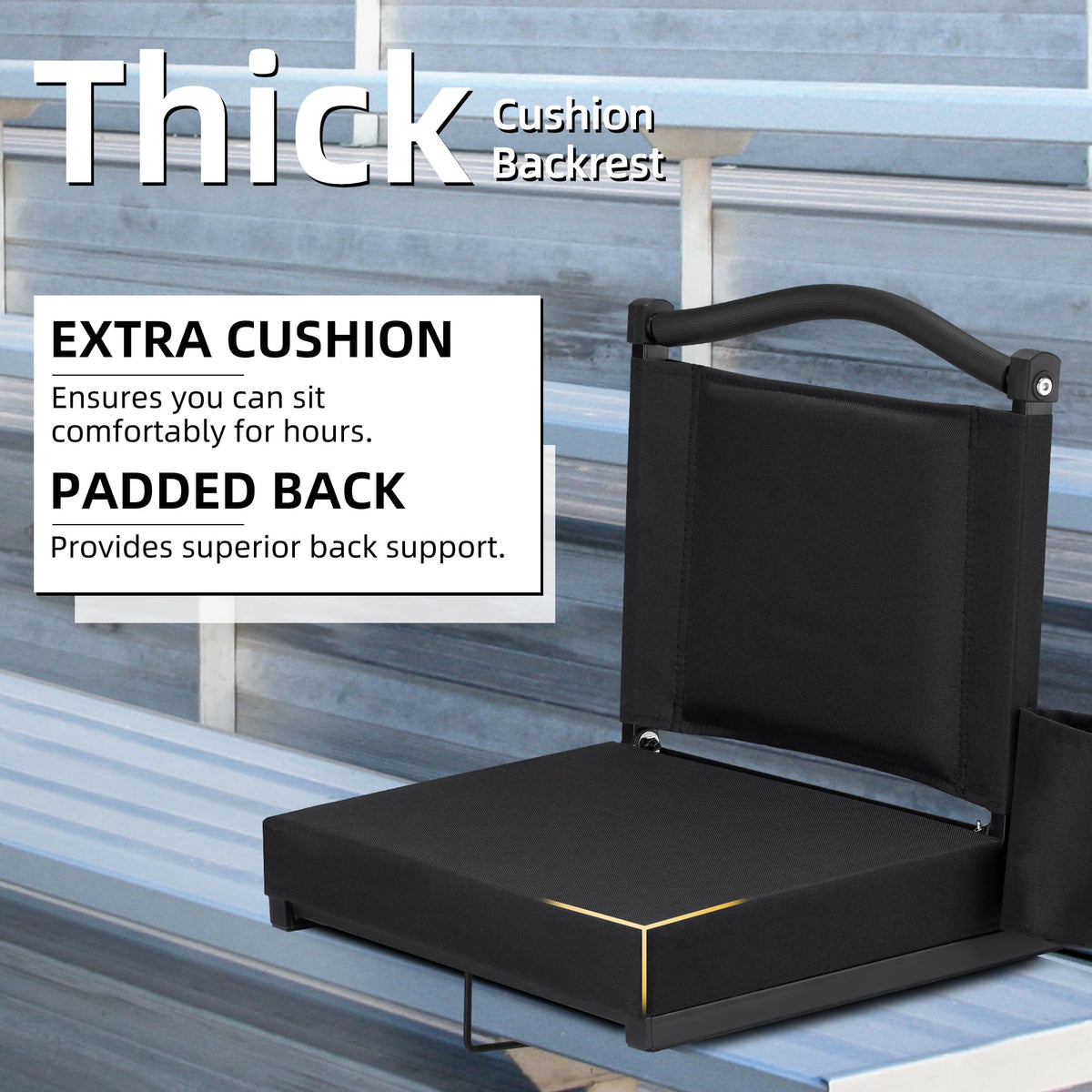 Stadium Seats with Back Support and Cushion F220