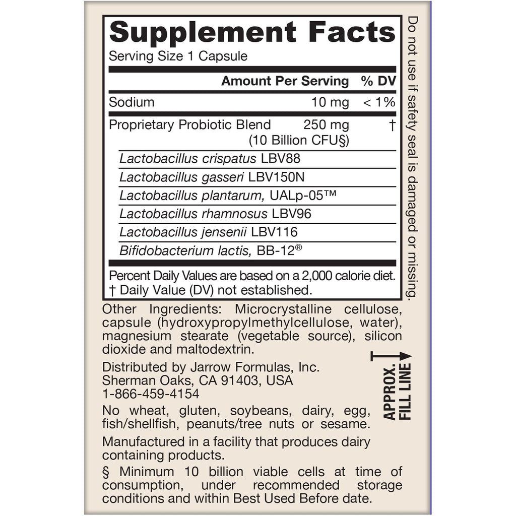 30 Capsules 10 Billion CFU Probiotics G416495
