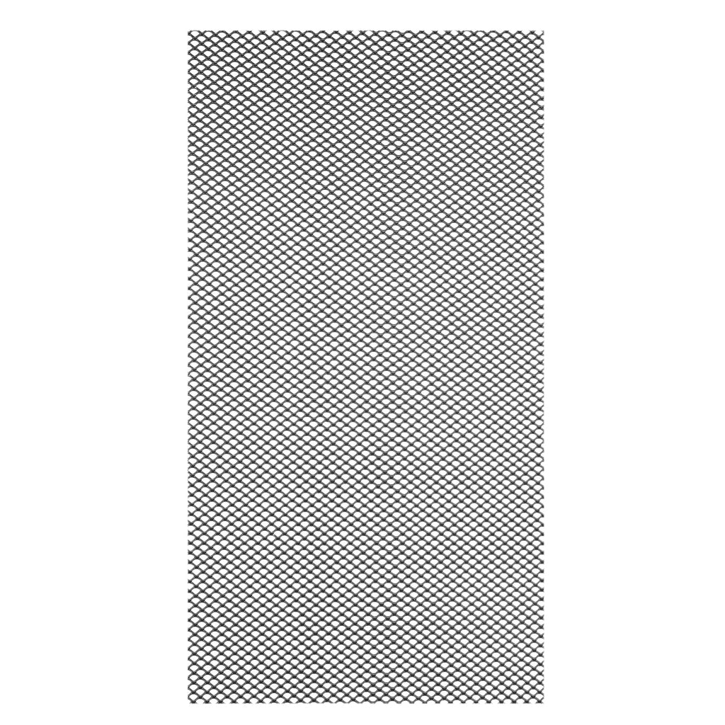 40" x 13" Black Aluminum Diamond Hole Mesh Sheet X5437