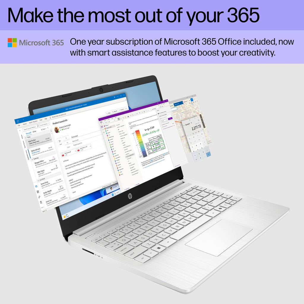14 inch Laptop, Intel Celeron N4500, 4 GB RAM, 64 GB eMMC, Natural Silver Y6153