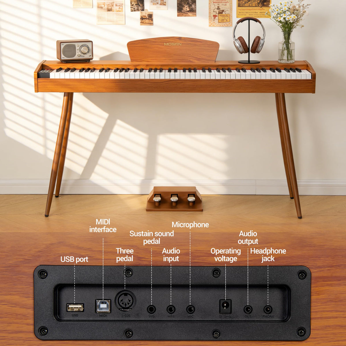 88 Key Weighted Digital Piano H987