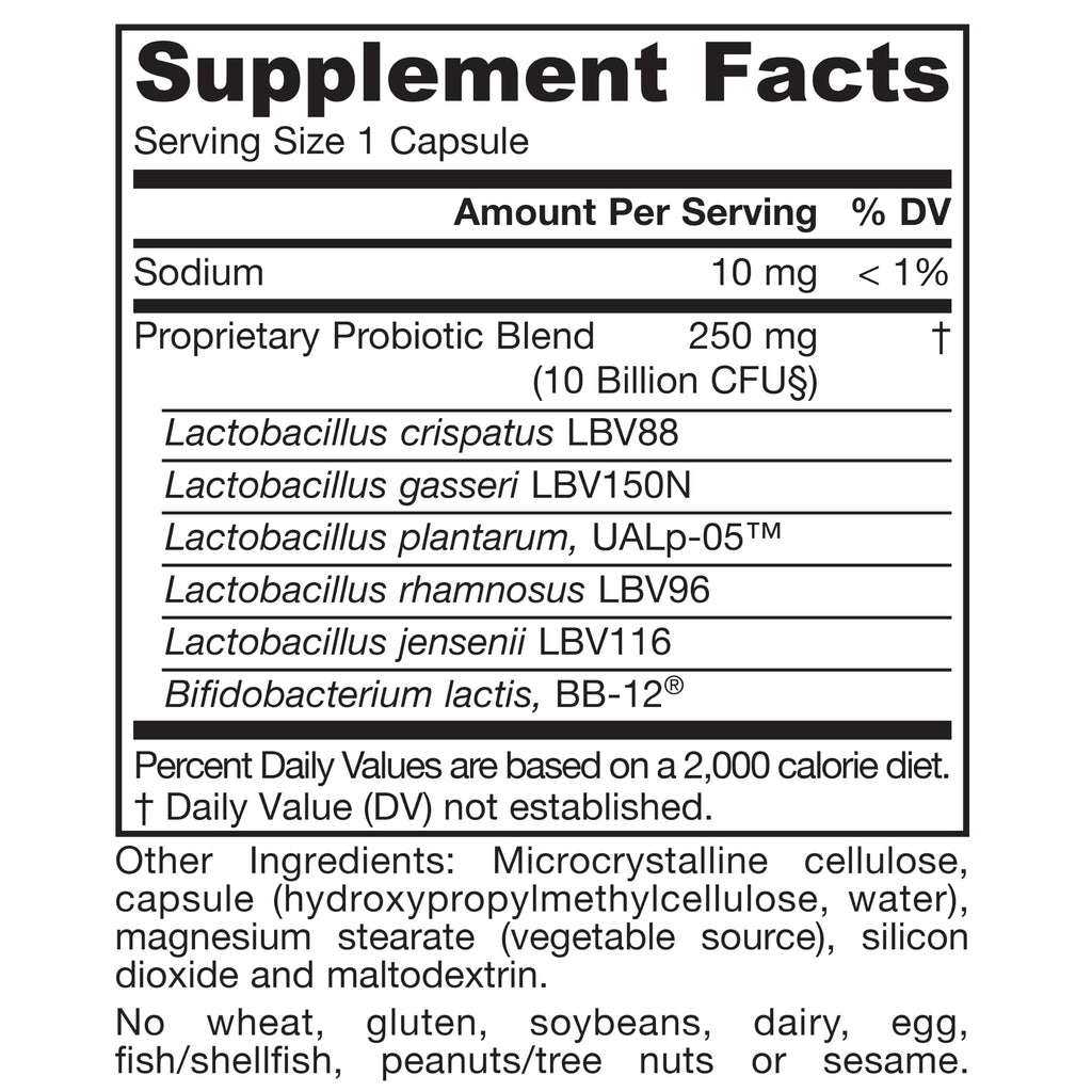 30 Capsules 10 Billion CFU Probiotics G416495
