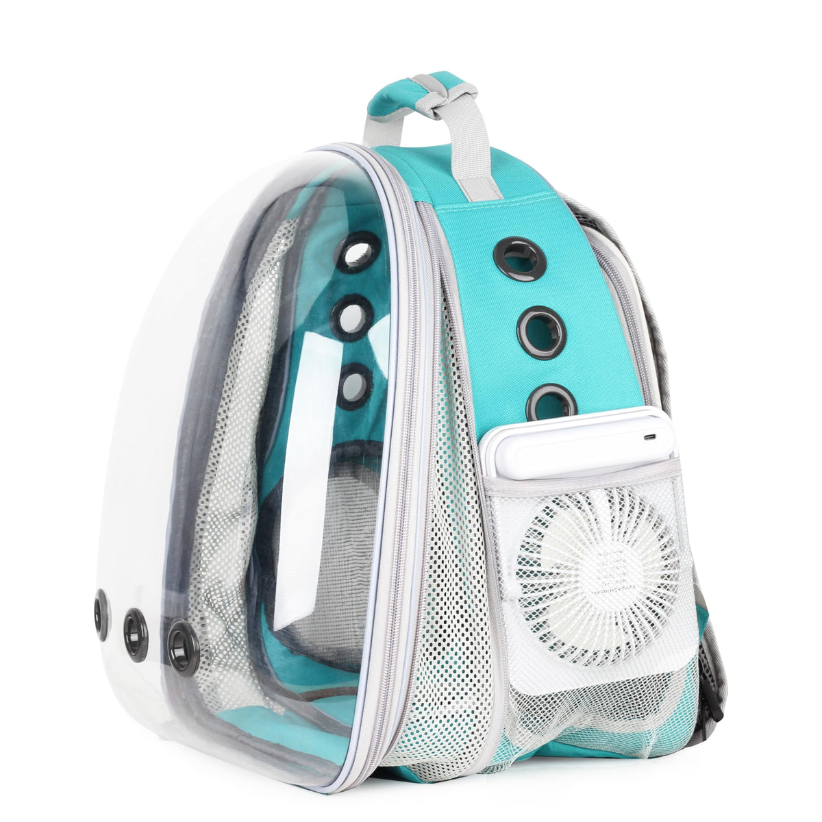 Expandable Cat Backpack with Mini Fan R589932