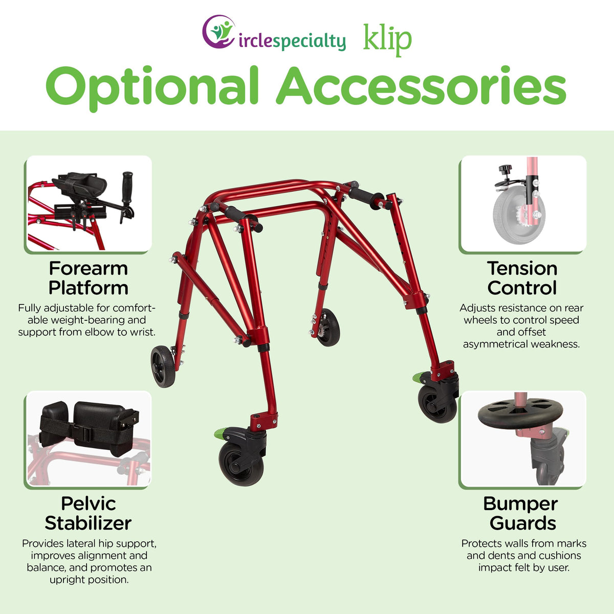 Posterior Rollator Walker 4 Wheel E522874